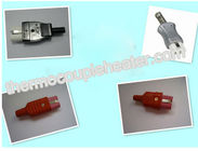 High Temp Resistance Connector Plug In Rubber Thermocouple Accessories With Ceramic Plug
