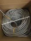 SUS304 / 321 / 316L Threaded Corrugated Hose Pipe Sleeve For Cable Protection