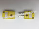 Κίτρινα θερμοπλαστικά αρσενικό και θηλυκό τύπων Κ συνδετήρων θερμοηλεκτρικών ζευγών για Industria προμηθευτής