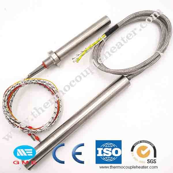 MgO Insulation Immersion Cartridge Heater With Screw Threaded Fitting