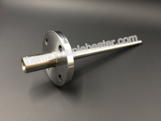 Σωλήνας Thermowell προστασίας θερμοηλεκτρικών ζευγών ανοξείδωτου με τη φλάντζα DN25