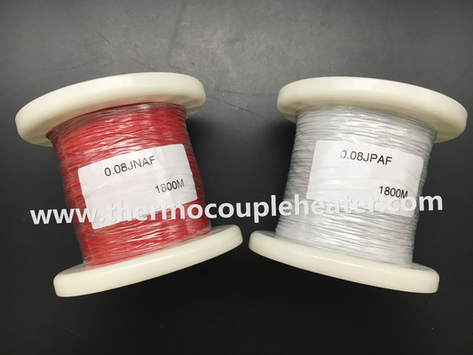 Προσαρμοσμένο καλώδιο J 40AWG 0.08mm θερμοηλεκτρικών ζευγών με το τεφλόν επίστρωμα