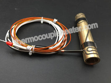 Εσωτερική διάμετρος 15MM Τύπος στις θερμάστρες σπειρών ορείχαλκου με το θερμοηλεκτρικό ζεύγος J