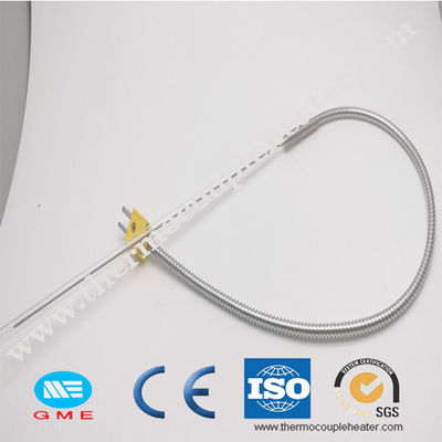 Θωρακισμένο Mi θερμοηλεκτρικό ζεύγος καλωδίων τύπων Κ με το καλώδιο επέκτασης 2m