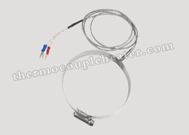 SS Hoop Pipe Clamp Thermocouple Type K For Petroleum Chemical Industry