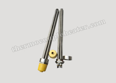 Industrial Liquid Screw Plug Immersion Heaters For Heating Water , ISO9001