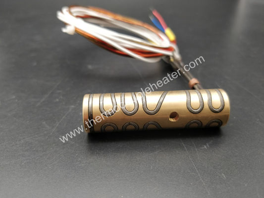 Brass Hot Runner Nozzle Heater With Builtin Thermocouple