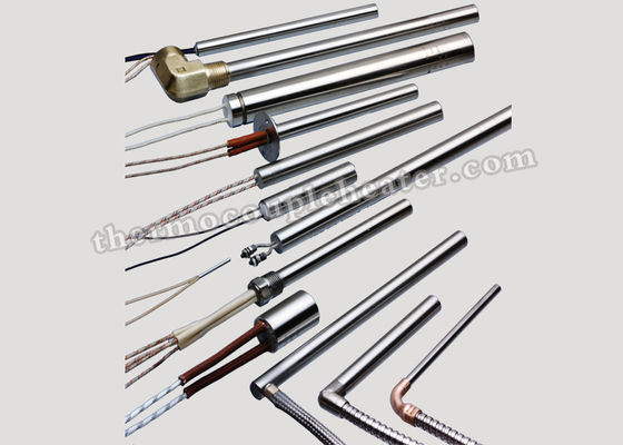 Industrial High Watt Density Cartridge Heater With Internal Thermocouple