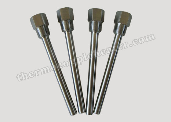 Industrial Glass Thermometer Test Thermowell for Thermocouple , ISO