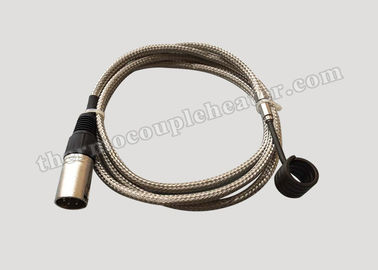 Υψηλή αντίσταση 4.2x2.2mm εγχύσεων σπείρα θέρμανσης σχηματοποίησης ηλεκτρική με το αρσενικό βούλωμα
