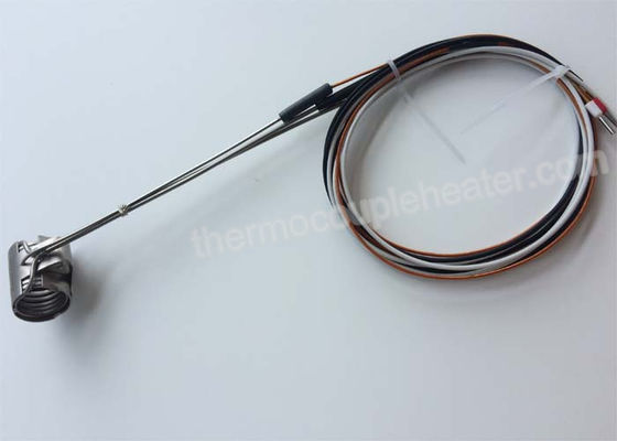 Αξονικές θερμάστρες σπειρών σφιγκτηρών μίνι με το θερμοηλεκτρικό ζεύγος στο ακροφύσιο 240V/268W