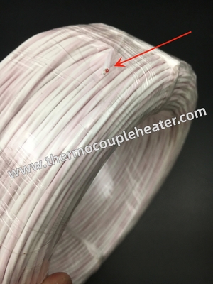 Καλώδιο 3x24AWG αποζημιώσεων Ε&ΤΑ PT100 με το τεφλόν κόκκινο λευκό μόνωσης