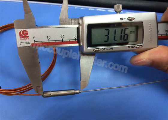 καυτή Ε&ΤΑ θερμοηλεκτρικών ζευγών δρομέων τύπων Κ J 1.0MM με τη μετάβαση καλωδίων και μετάλλων Kapton