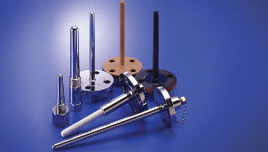 CNC machine industrial Stainless Steel Thermocouple Thermowell with flange , High cost performance