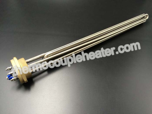 3 βιομηχανικές σωληνοειδείς θερμάστρες στοιχείων/θερμάστρα βύθισης φλαντζών για τη θέρμανση δεξαμενών ξεβγαλμάτων