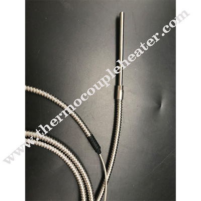Τυλιγμένο ανοξείδωτο Dia 1.0mm θερμοηλεκτρικό ζεύγος τύπων ελέγχων τύπων K/j/n 1.5mm 3.0mm 6.0mm