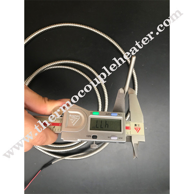 Τυλιγμένο ανοξείδωτο Dia 1.0mm θερμοηλεκτρικό ζεύγος τύπων ελέγχων τύπων K/j/n 1.5mm 3.0mm 6.0mm