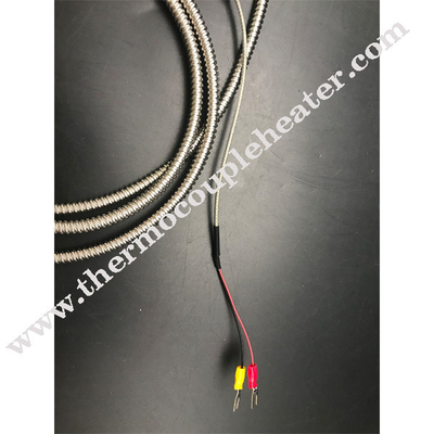 Τυλιγμένο ανοξείδωτο Dia 1.0mm θερμοηλεκτρικό ζεύγος τύπων ελέγχων τύπων K/j/n 1.5mm 3.0mm 6.0mm