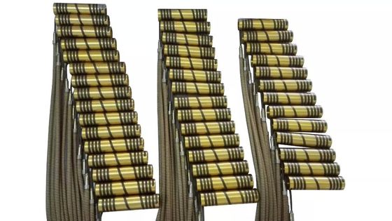 Καυτές δρομέων εγχύσεων σχηματοποίησης θερμάστρες σωλήνων ορείχαλκου ηλεκτρικές με το θερμοηλεκτρικό ζεύγος