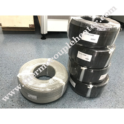 Τύπος KX 2Core x 0,4mm Thermocouple Wire Ατσάλινη ασπίδα Ατσάλινη ασπίδα Φυτική πλέκη Απομονωμένη