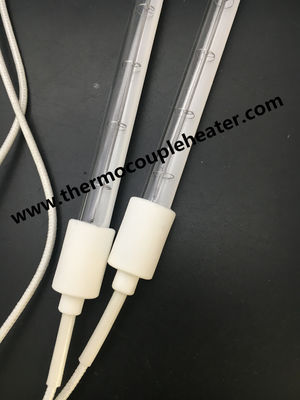 Κουάρτζος θερμαντήρας υπέρυθρο θερμαντικό στοιχείο λευκό / διαφανές