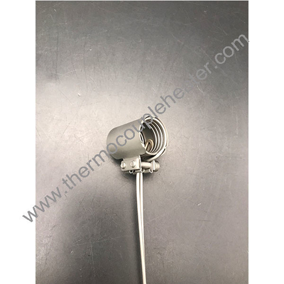 Αξιακή λαμπτήρα / Cam Lock Mini Coil Hot Runner 230v Πλαστικό Extruder Nozzle Σφραγισμένο θερμαντήρα με J θερμοσύνδεσμο