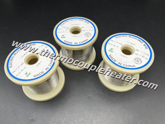 Αντίσταση Σύνθετο σύρμα Nichrome Ni80Cr20 Πρωταθλητικό υλικό θερμαντικού στοιχείου