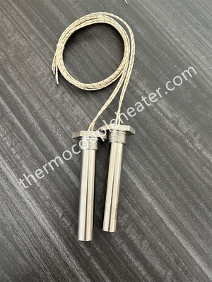 Αντιστάθμιση θερμαντήρα ράβδου φυσιγγίου υψηλής πυκνότητας για ανάφλεξη πέλλετ 240V 1000W Ηλεκτρικός θερμαντήρας φυσιγγίου καλουπιού με πρεσαριστά καλώδια