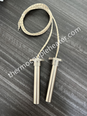 Αντιστάθμιση θερμαντήρα ράβδου φυσιγγίου υψηλής πυκνότητας για ανάφλεξη πέλλετ 240V 1000W Ηλεκτρικός θερμαντήρας φυσιγγίου καλουπιού με πρεσαριστά καλώδια