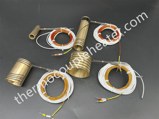 Ηλεκτρική θερμική αντίσταση θερμοδρόμος θερμαντήρας ατσάλινο κύλινδρο με χάλκινο μανίκι εύκαμπτο εξοπλισμό θέρμανσης