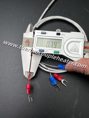 1.0mm Ultra-Slim Mineral Isolated PT100 RTD Sensor 4-Wire High-Precision για περιορισμένους χώρους
