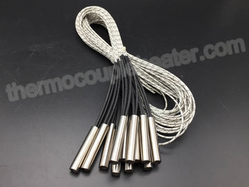 Διάμετρος 10MM θερμάστρες κασετών με τους εσωτερικά συνδεδεμένους μολύβδους φίμπεργκλας
