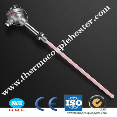 Θερμοηλεκτρικό ζεύγος ρόδιου λευκόχρυσου τύπων S Β Ρ με τον κεραμικό σωλήνα ελέγχων προστασίας