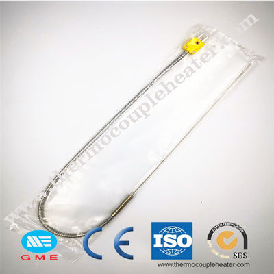 Θωρακισμένο Mi θερμοηλεκτρικό ζεύγος καλωδίων τύπων Κ με το καλώδιο επέκτασης 2m