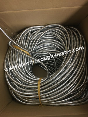 SUS304/321/316L πέρασε κλωστή στο ζαρωμένο μανίκι σωλήνων μανικών για την προστασία καλωδίων