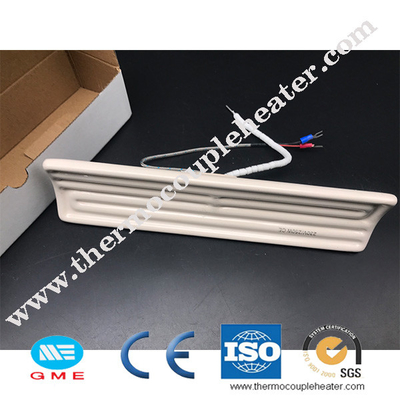 Υπέρυθρη κεραμική θερμάστρα 220v 230v 240v Thermoforming μακριά με τα θερμοηλεκτρικά ζεύγη