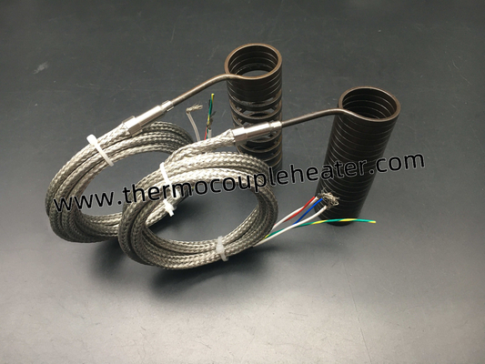 Καυτή σπειροειδής θερμάστρα συστημάτων δρομέων με χτισμένος στο θερμοηλεκτρικό ζεύγος J