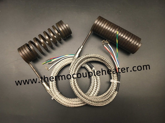Καυτή σπειροειδής θερμάστρα συστημάτων δρομέων με χτισμένος στο θερμοηλεκτρικό ζεύγος J