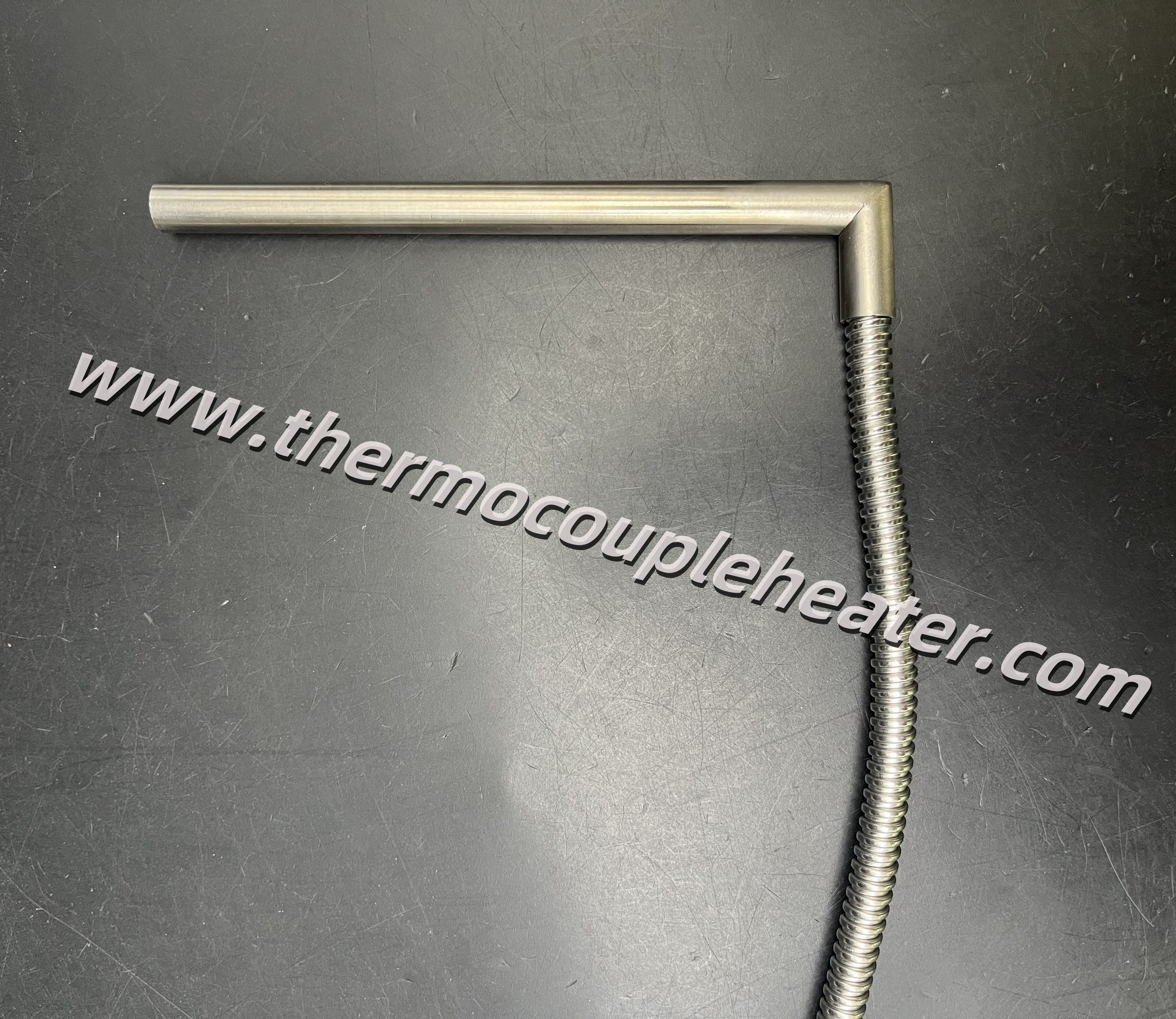 Industrial Cartridge Heaters L-shape Cable With Steel Hose Protection