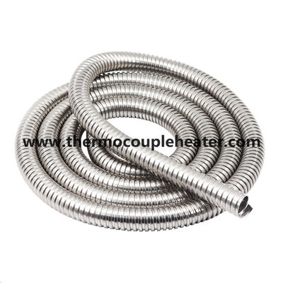 SUS304/321/316L πέρασε κλωστή στο ζαρωμένο μανίκι σωλήνων μανικών για την προστασία καλωδίων